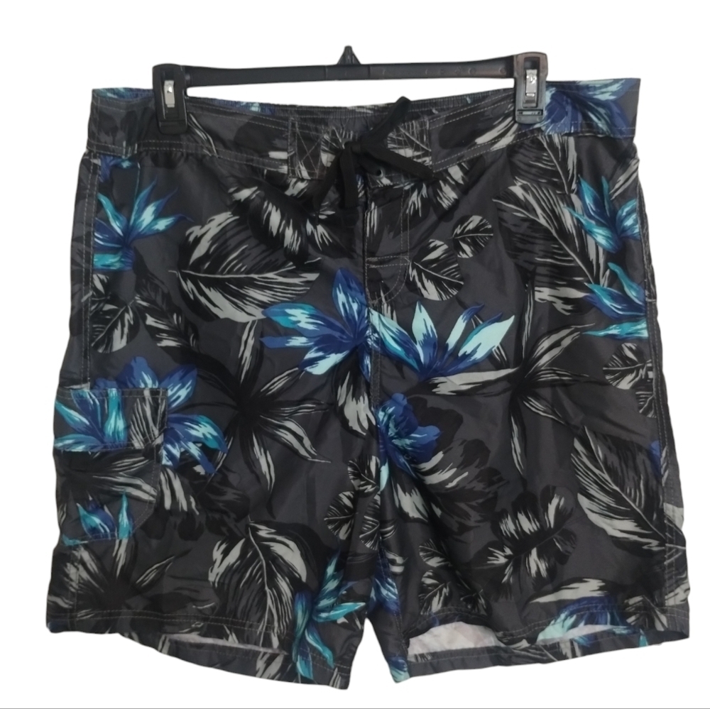 Men's 2XL Kanu Surf Swimming Trunks‎ Black Grey Blue READY for Summer